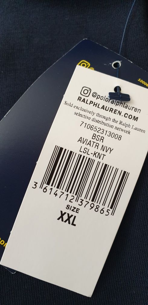 POLO Ralph Lauren Performance Full Zip 2XL НОВО! ОРИГИНАЛ! Мъжки