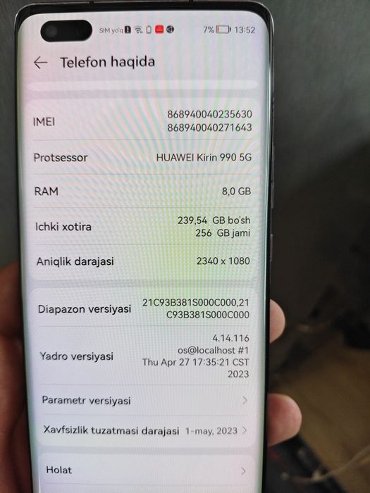 Honor 30 pro plus 5g