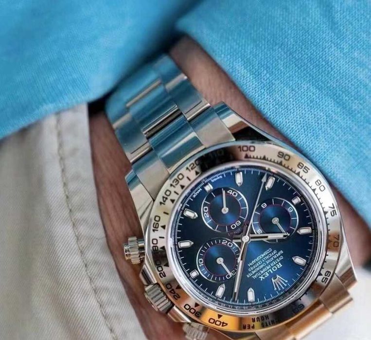 Автоматичен механичен часовник Rolex Daytona 116509 със син циферблат