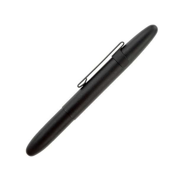 Химикалка Fisher Space Pen Matte Black Bullet с клипс 400BCL в кутия