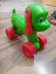 Jucarie de tras, pentru copii, catel Puppy, din plastic