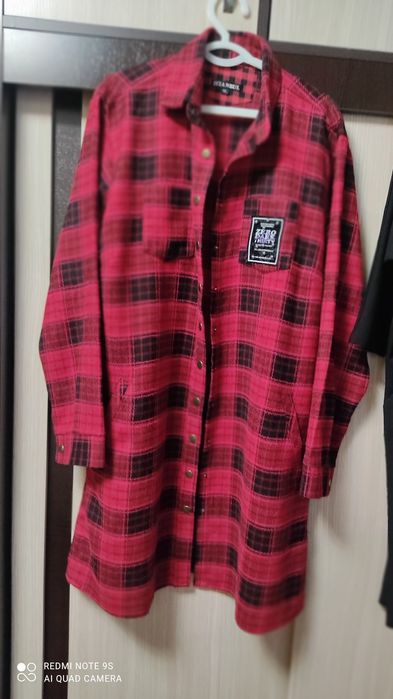 Продаю рубашку -тунику теплая с карманами