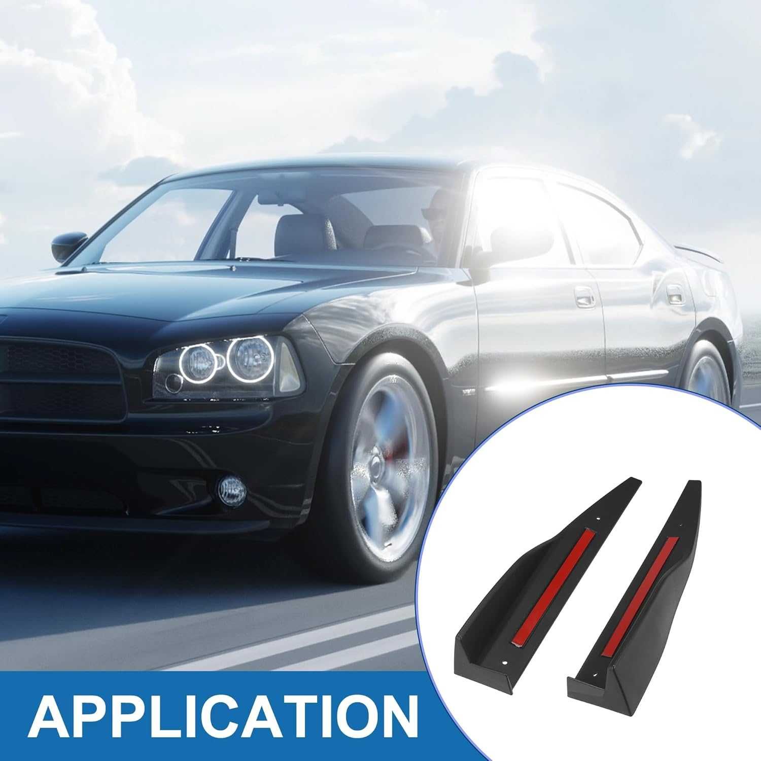 НОВ! Спойлер спортен за Ford Mustang 2015–2019, черни, ABS, 2 бр/к-кт