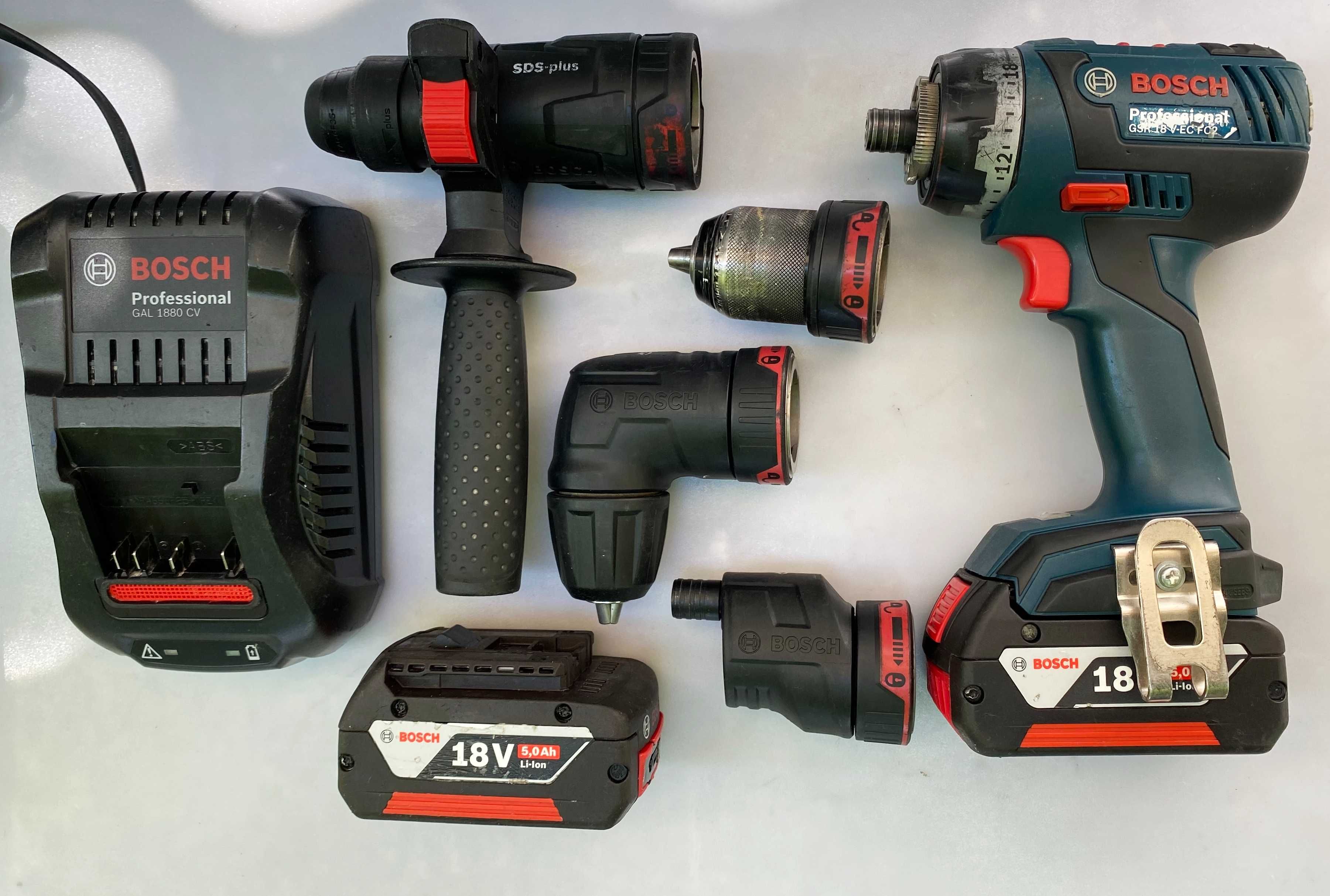 Bosch GSR18V-EC FC2 set - Акумулаторен винтоверт 2x18V 5.0Ah