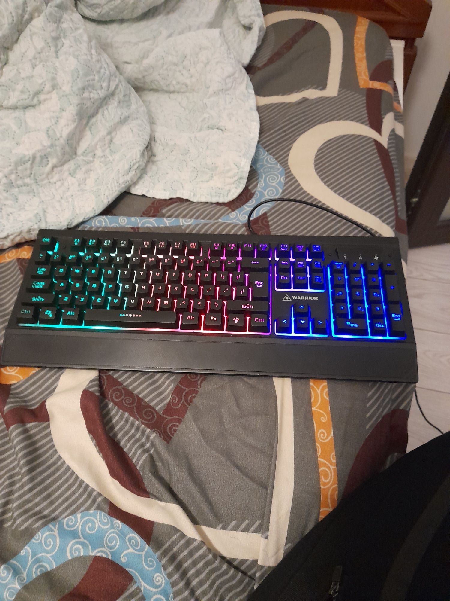 Tastatura WARRIOR GAMING cu lumini