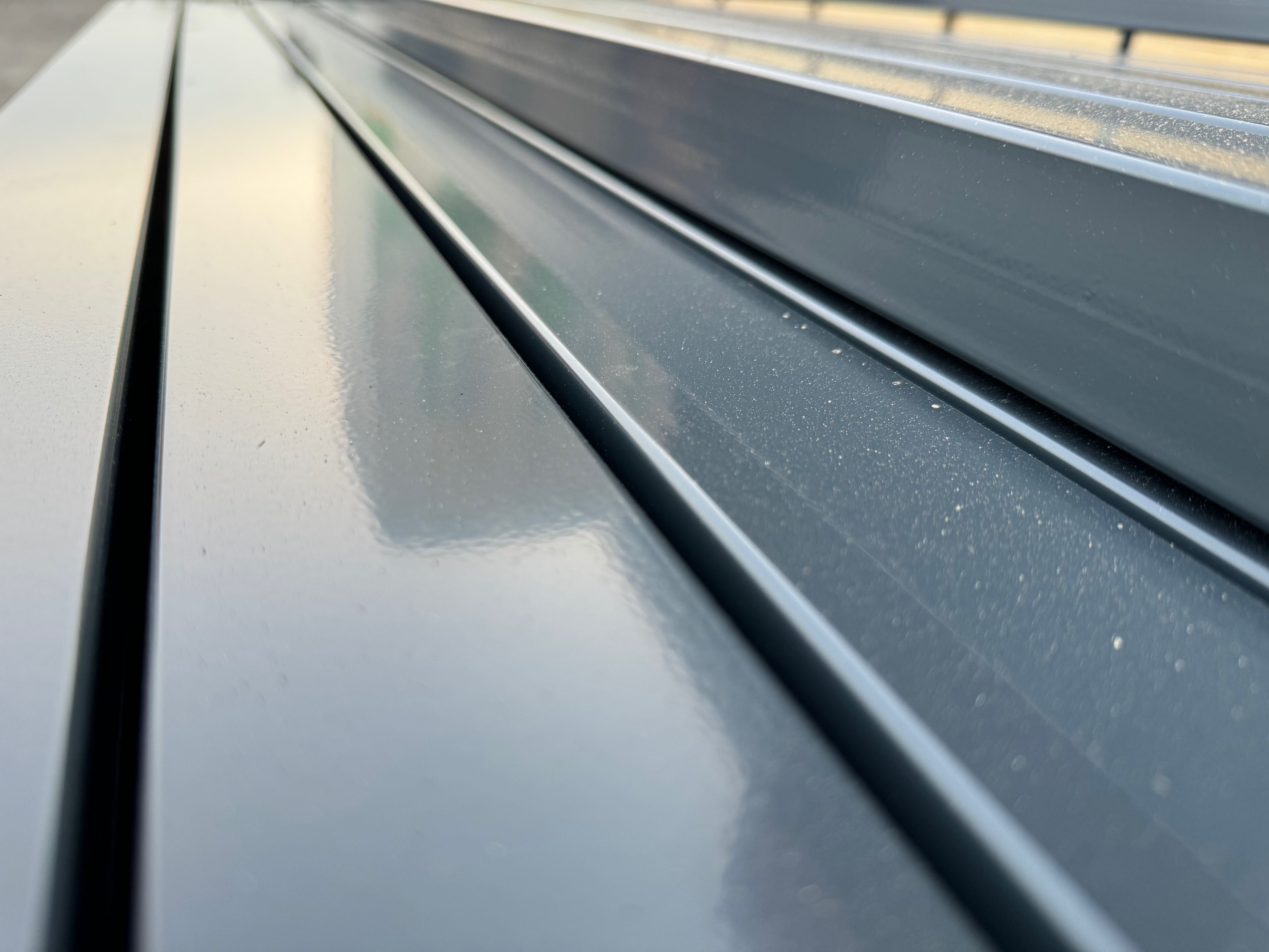 Panou Bordurat verde / gri antracit dublu fir 2d 5/4/5mm - pret bomba!