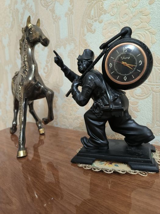 Анквариат! Часы "Клоун" Касли 1965-69г. В рабочем состоянии!Механика!