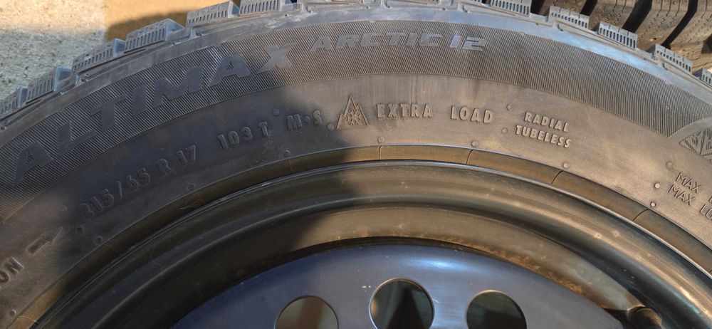 Зимни 215/65/17 General Altimax Arctic12 DOT22 и джанти 17 5x110