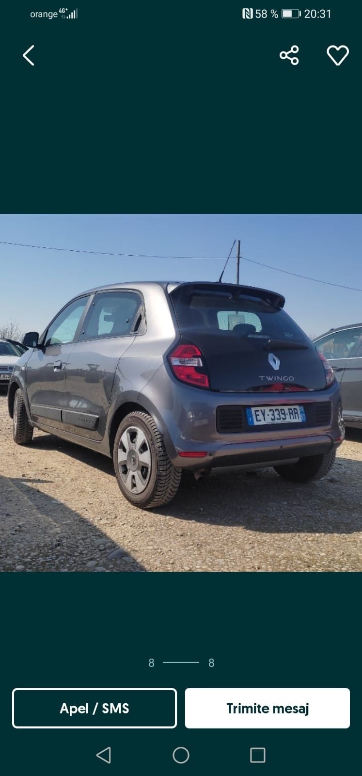 Dezmembrez renault twingo 2017