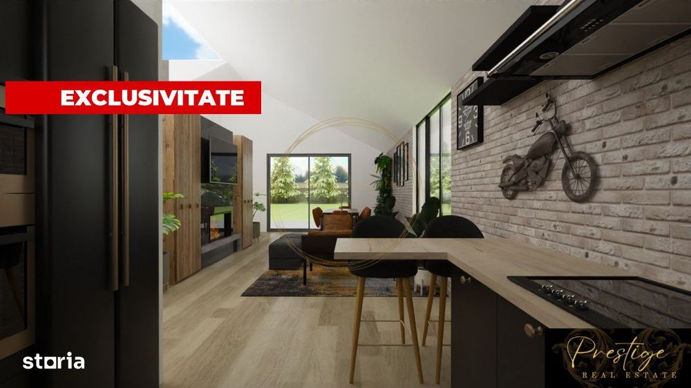 Casa individuala 1 nivel, teren 900 mp, 107 mp utili, 4 cam, com. Jucu