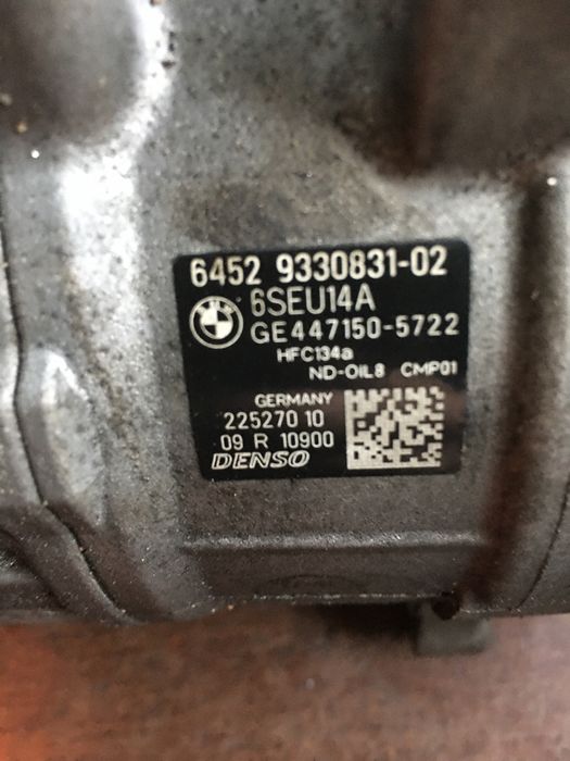 Compresor clima bmw f34,f30,f10motor 2.0d cod 9330831