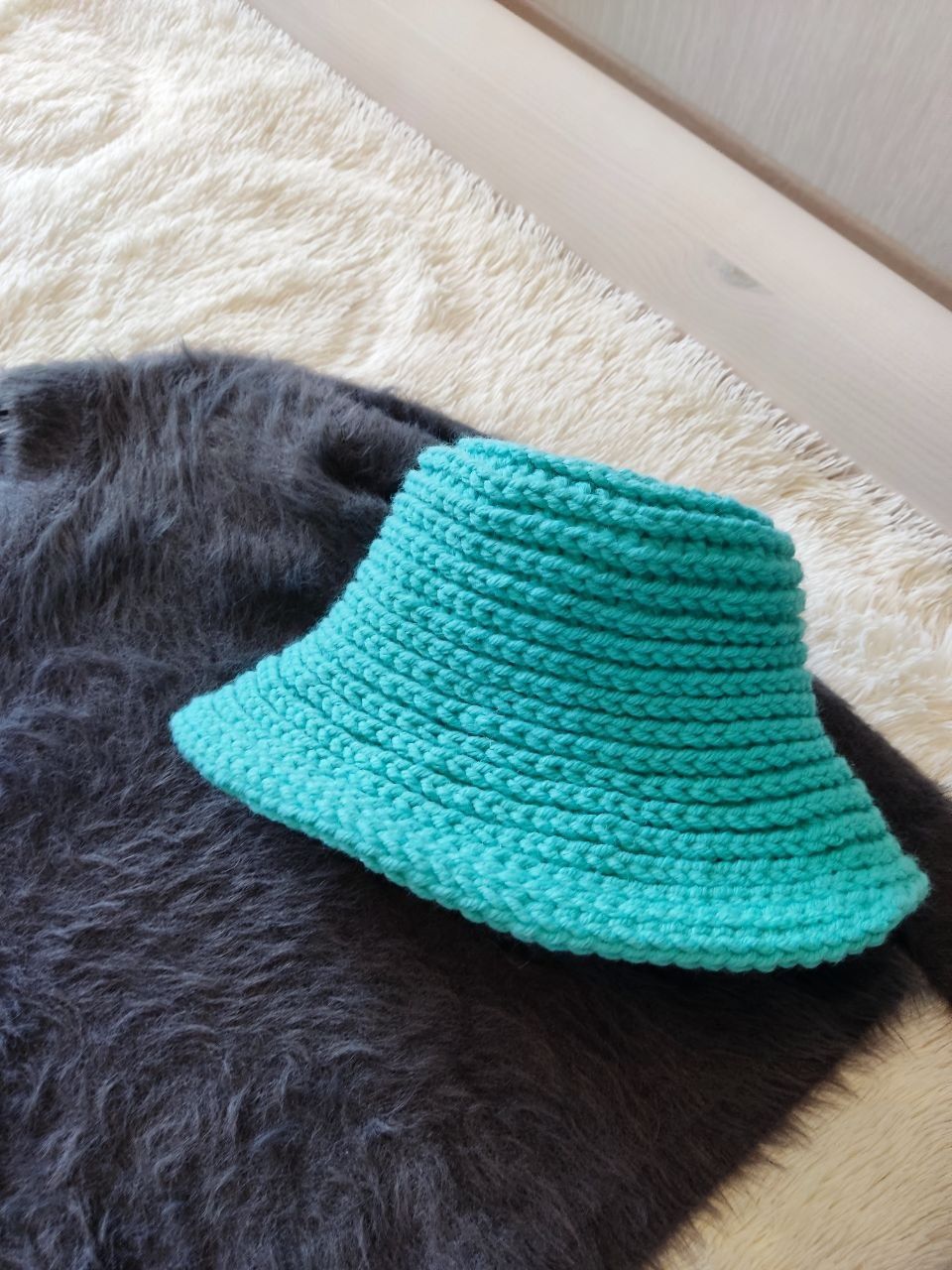 Шляпа, теплая, вязанная