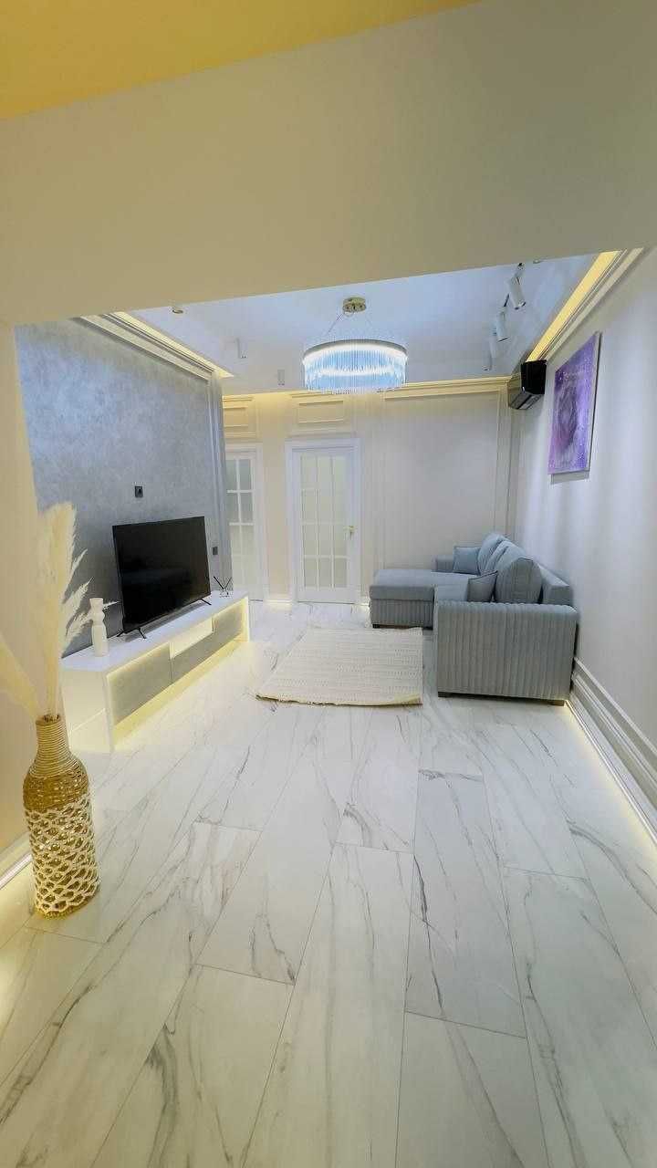 Светлая и уютная квартира в Новостройке ЖК Silk Road 3х комнатная