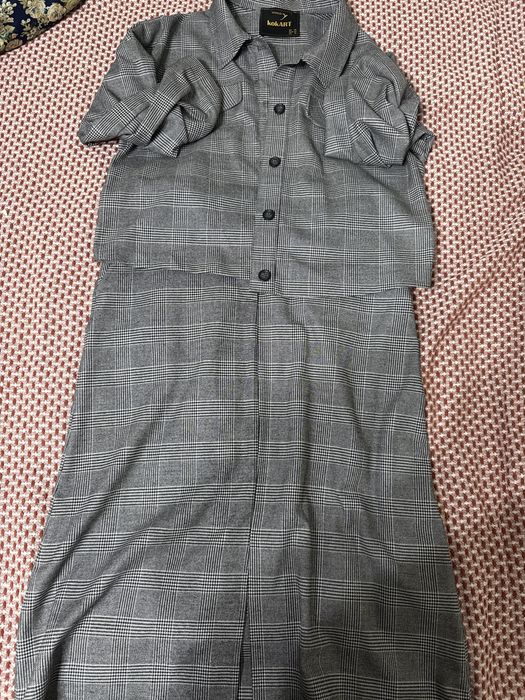 2 рет киілген юбка костюм кымбат фирманыкы