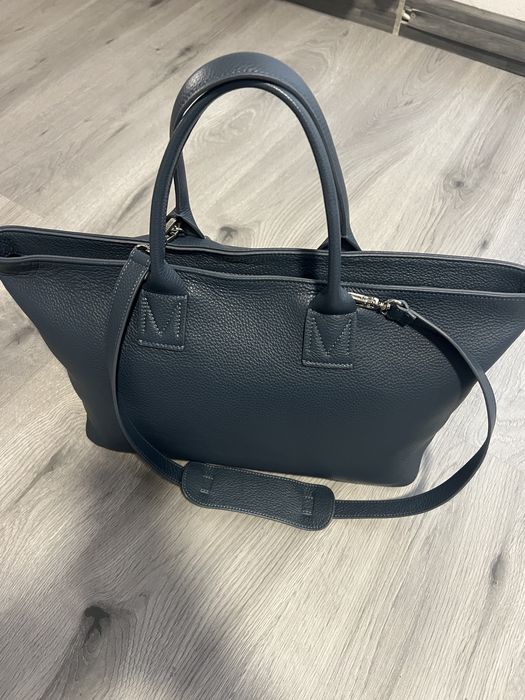 Vand geanta Victoria maxi , dark denim , Laura Maxim