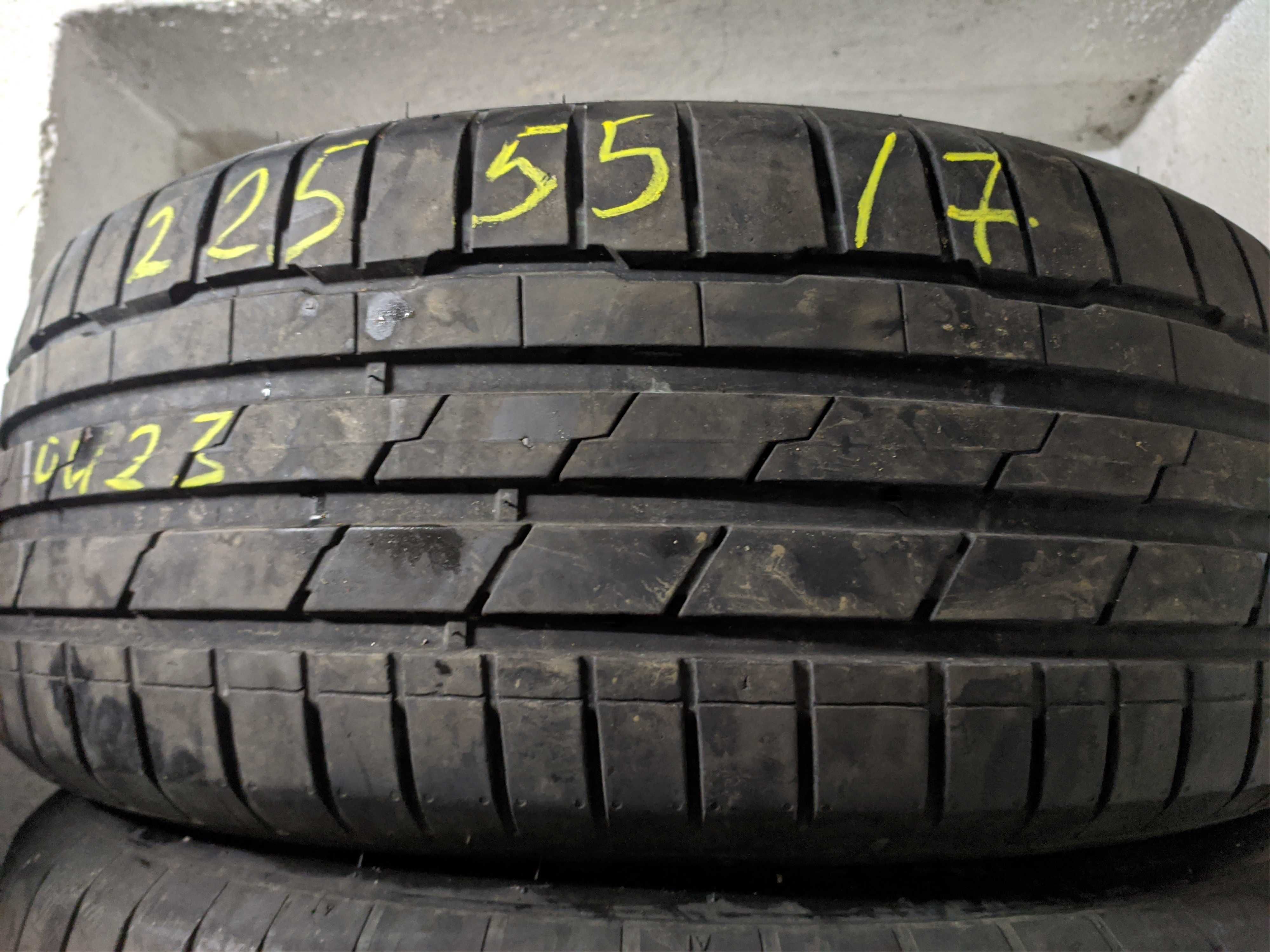 4бр Летни Гуми 225 55 17 - Hankook - DOT 2023