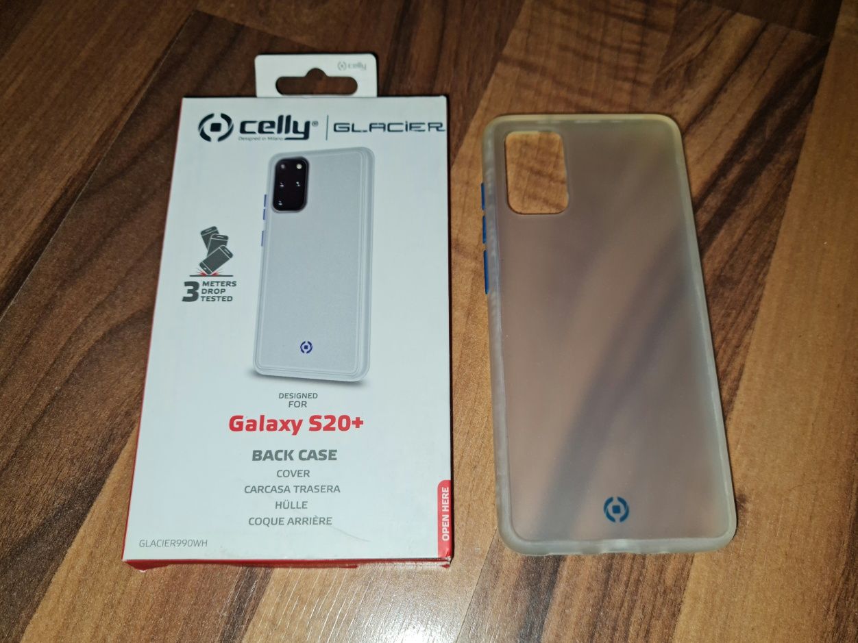 Husa hibrid originala Celly Glacier Cover Samsung Galaxy S20+ S20 Plus