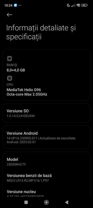 Vand redmi 12s .