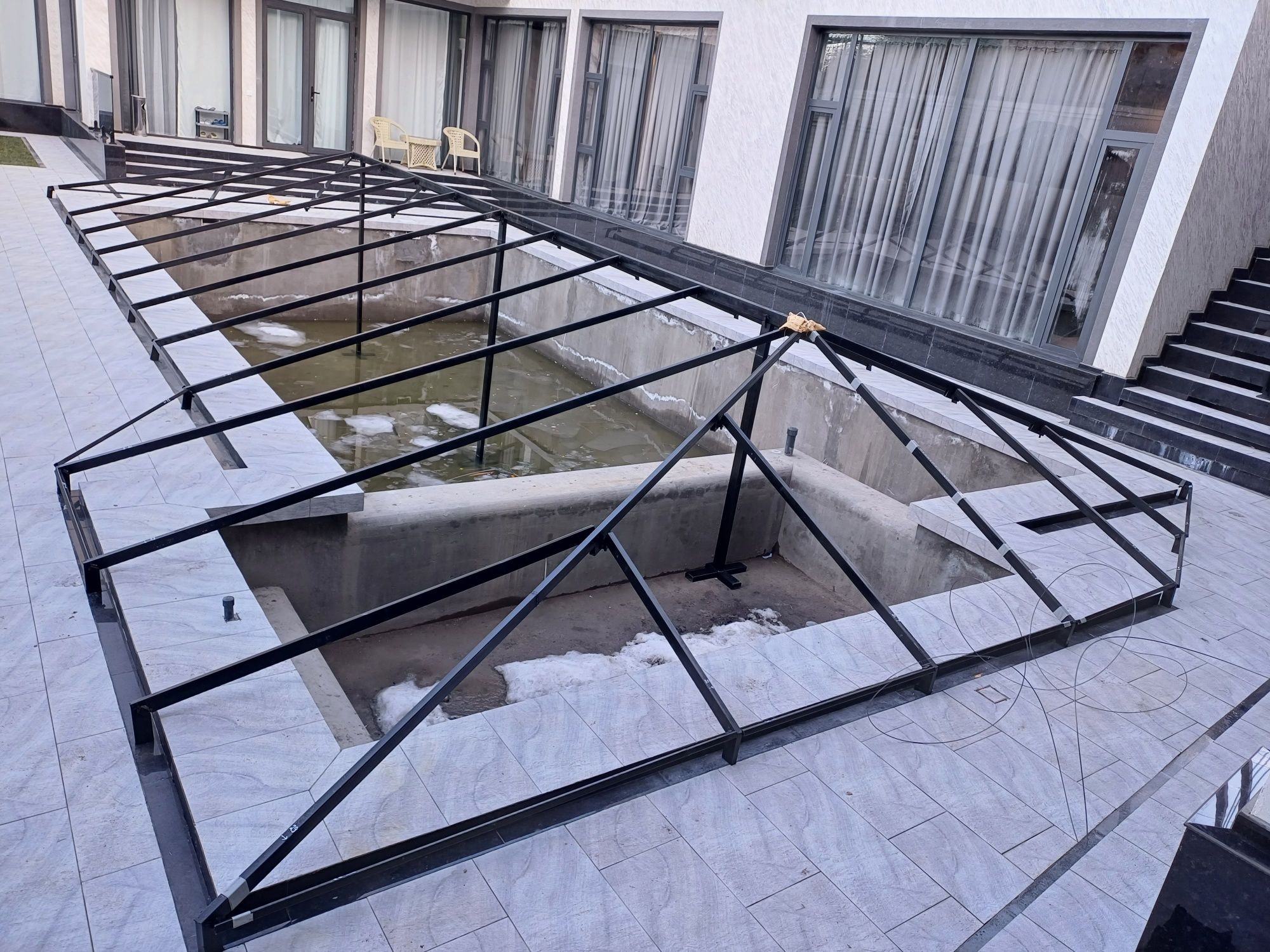 Bassen baner banner tent бассен банер баннер тент сетка установка кила