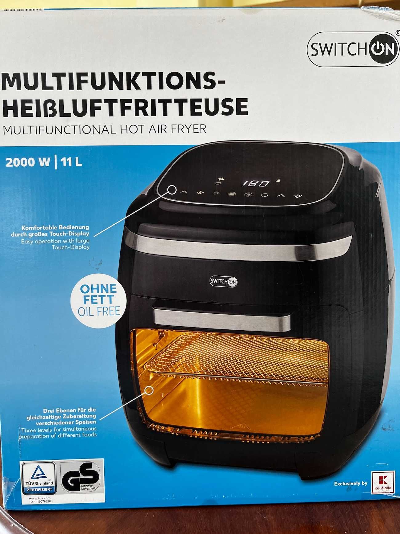 Air-fryer Switch-on multifunctional (friteuza)