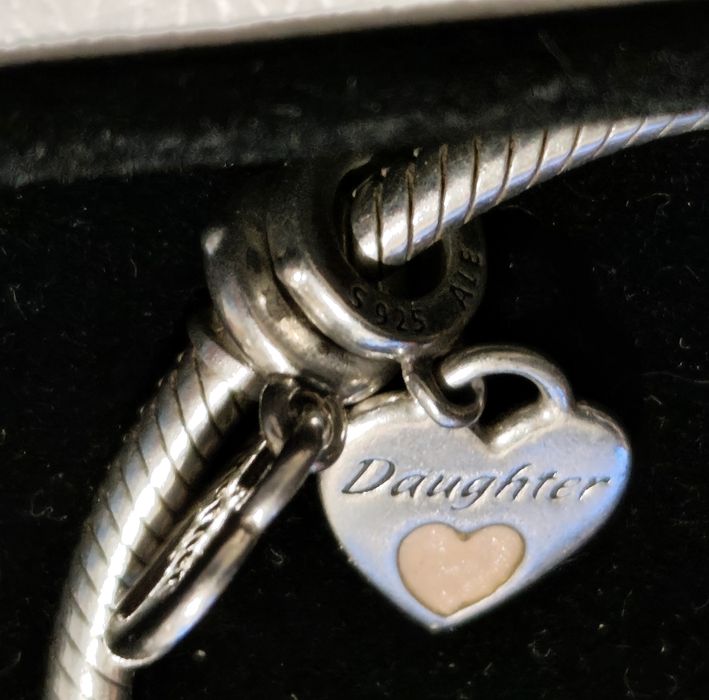 Pandora талисман за гривна ,,майка и дъщеря " и слонче