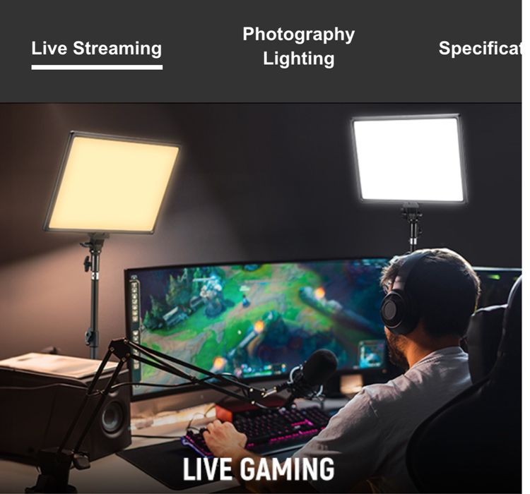 Проф. Диодно осветление. Видео. фото. Грим. подкаст. влог. лед. камера