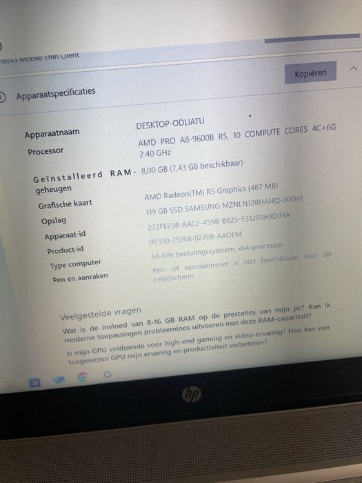 Laptop Hp Elite Book