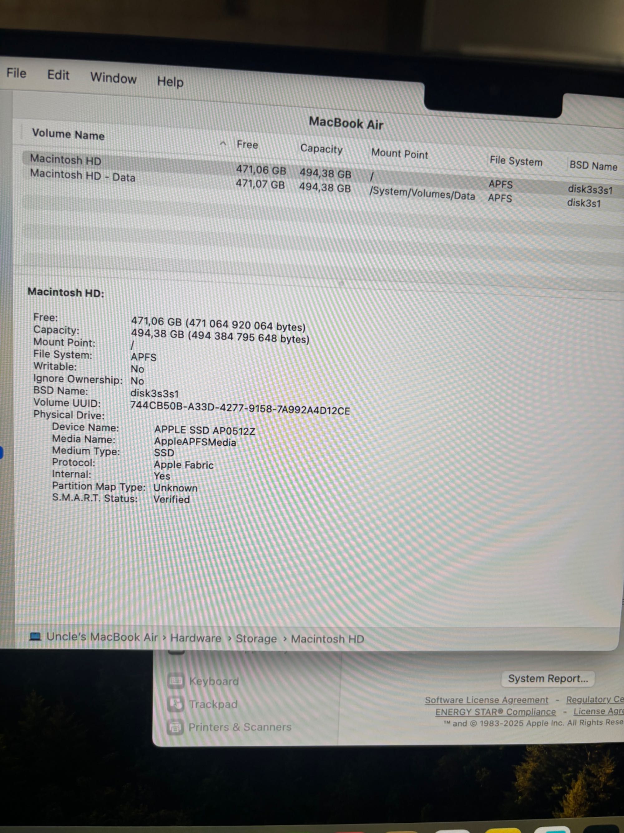 Mac Book Air M2 15” 2023 - 8 gb RAM, 512 SSD (Намалена цена)