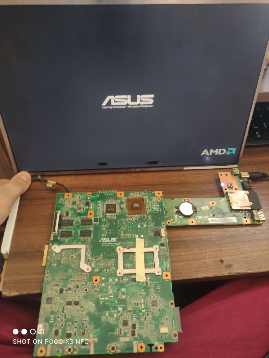 Placa de baza Laptop Asus X52 K52 - Intel - Video Dedicat