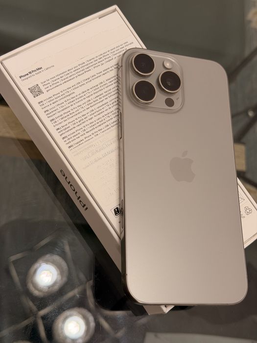 Iphone 16 Pro max 256Gb - natural titanium - garantie impecabil