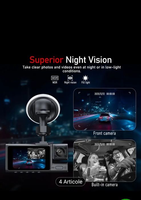 Camera bord + camera marșarier