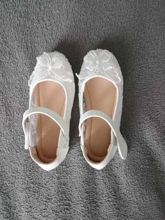 Balerini albi fetite marime 26