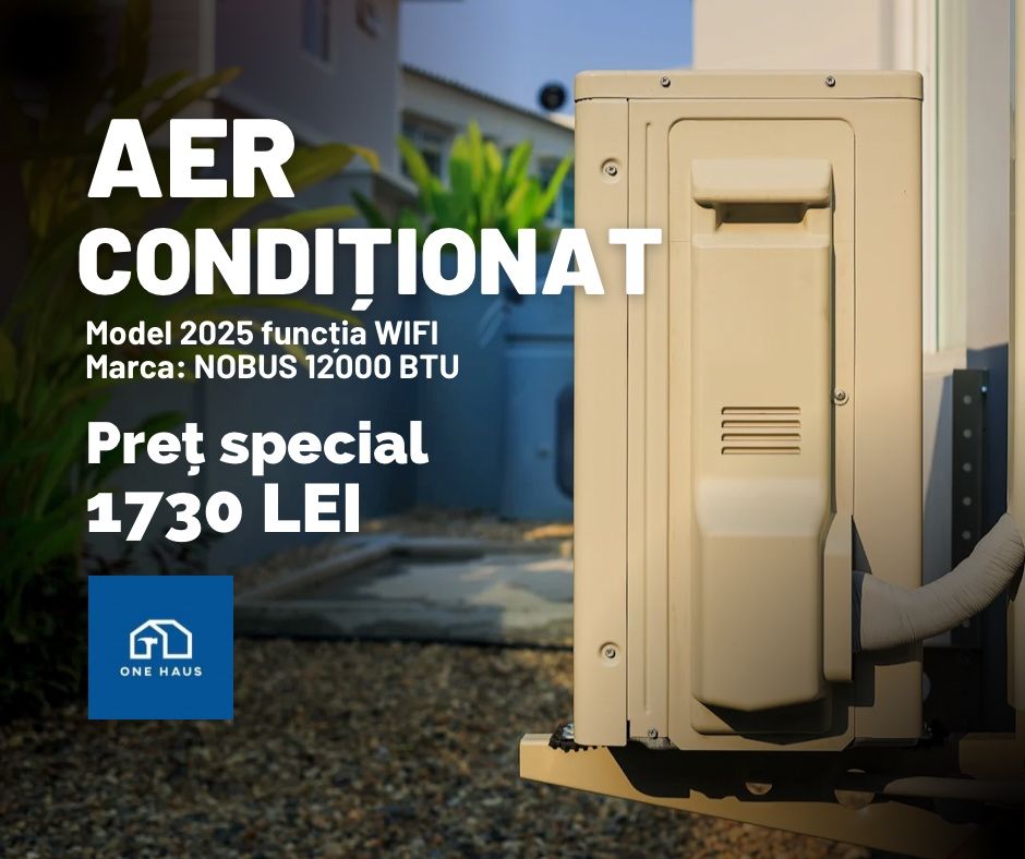 Aer conditionat NOBUS 12000 BTU functia wifi