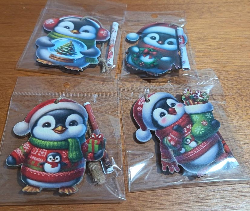 Коледни играчки за елха с късметче