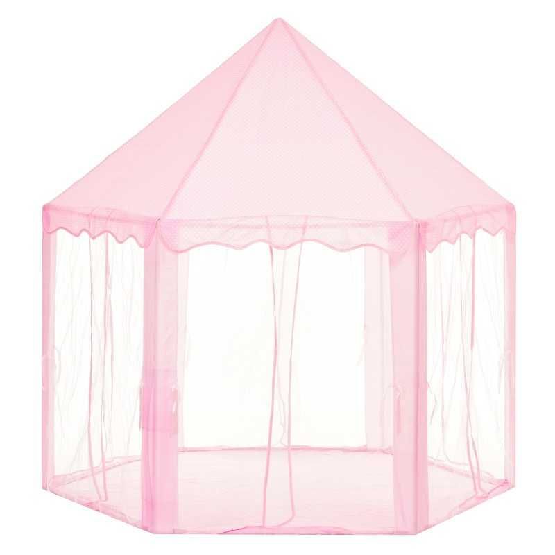 Детска розова палатка с чанта - Розов
