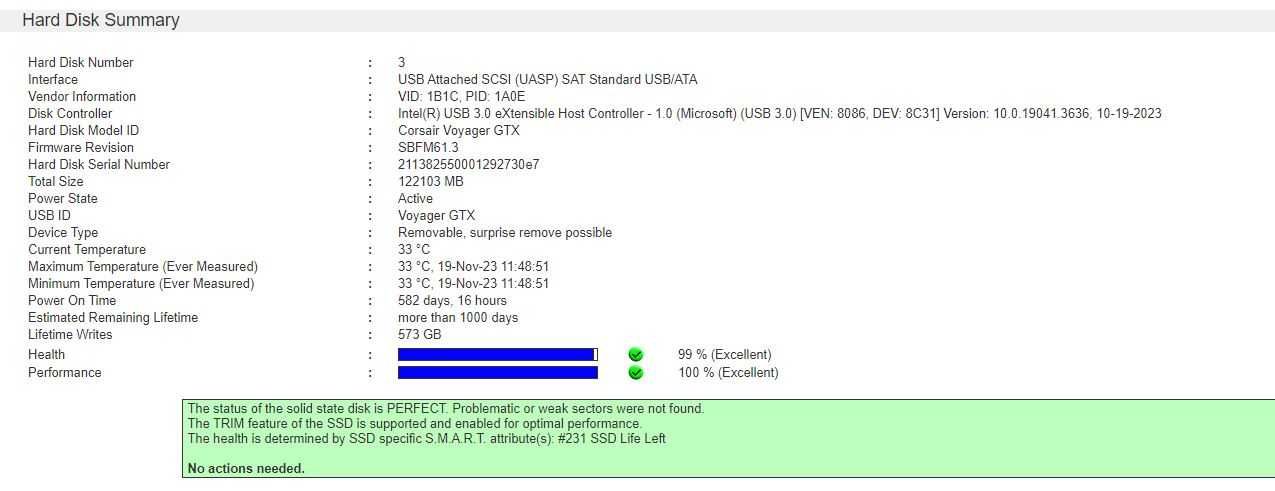 Corsair Flash Voyager GTX 128 GB USB 3.1