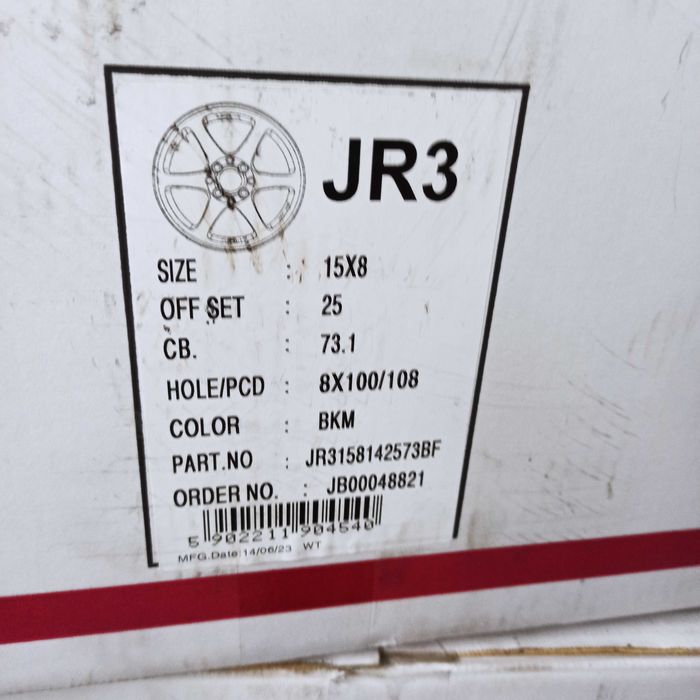 Джанти JR3 15х8 ет25 4х100, 108
