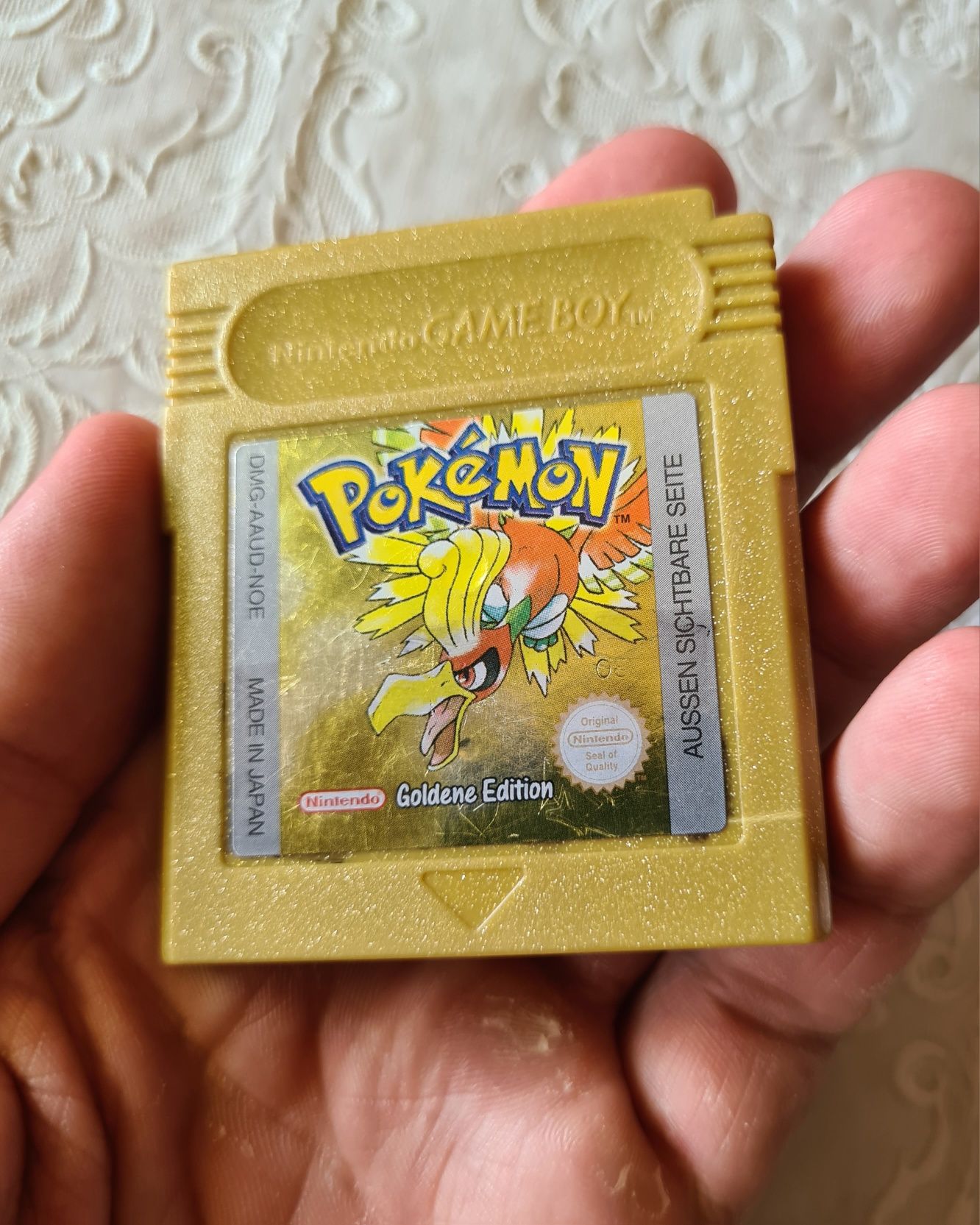 Joc Pokemon Blue + Pokemon Golden Edition Nintendo Game Boy Originale