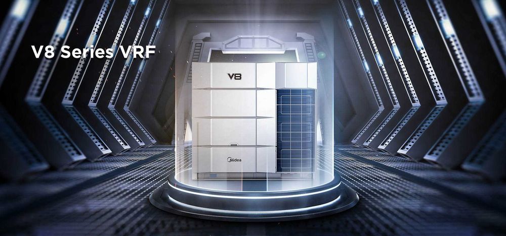 Новая VRF система Midea V8 PRO | Full DC Inverter | 28 кВт | ВРФ