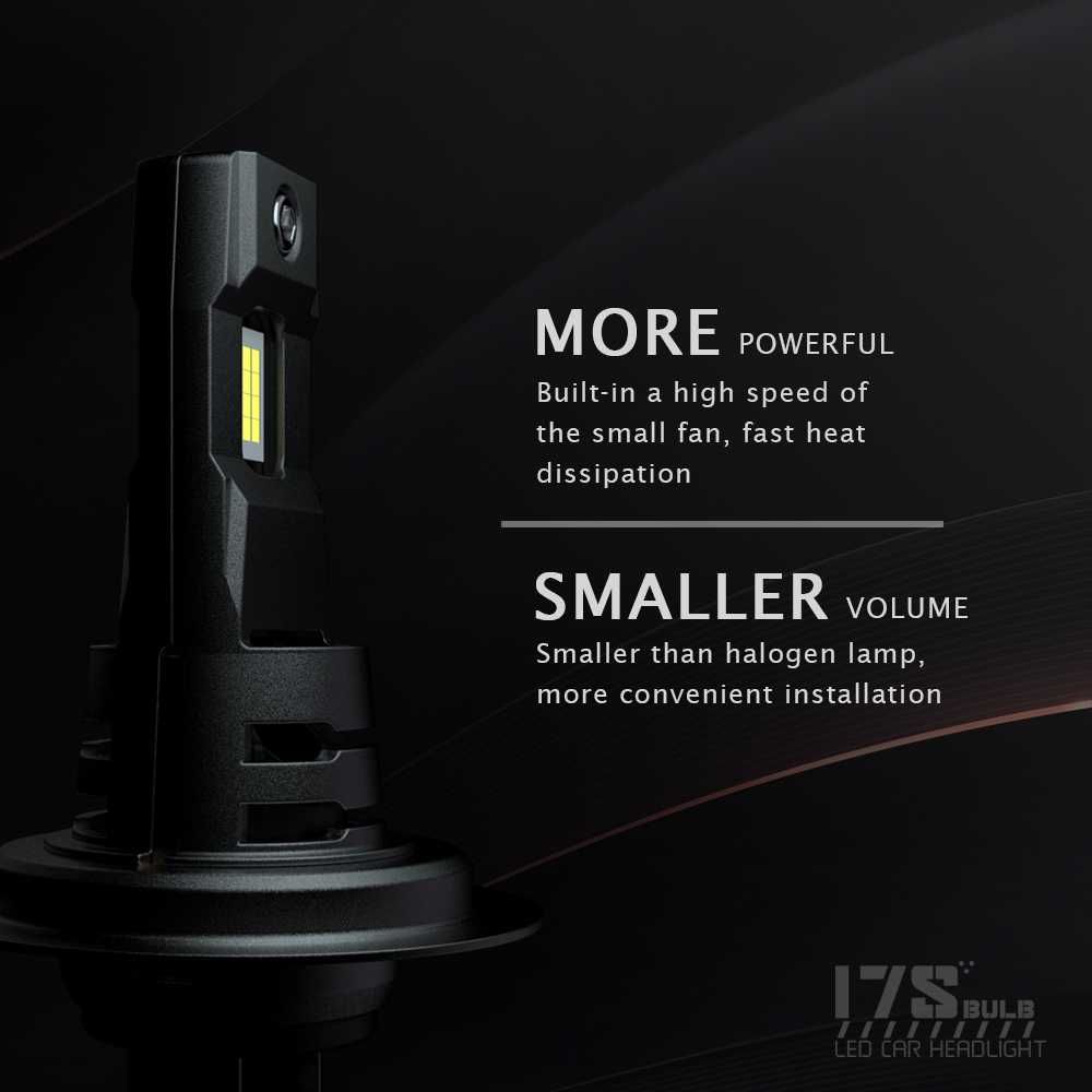 PRET REDUS  Bec LED auto plug & play H1 H3 H7 H8 H11 HB4 H4 bixenon