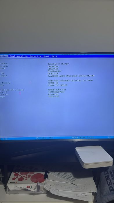 Lenovo Ideapad 4 i3-12th gen, 15IAU7 display spart