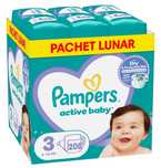 Scutece PAMPERS Active Baby XXL Box, nr 3, Unisex, 6-10 kg, 364 bucati