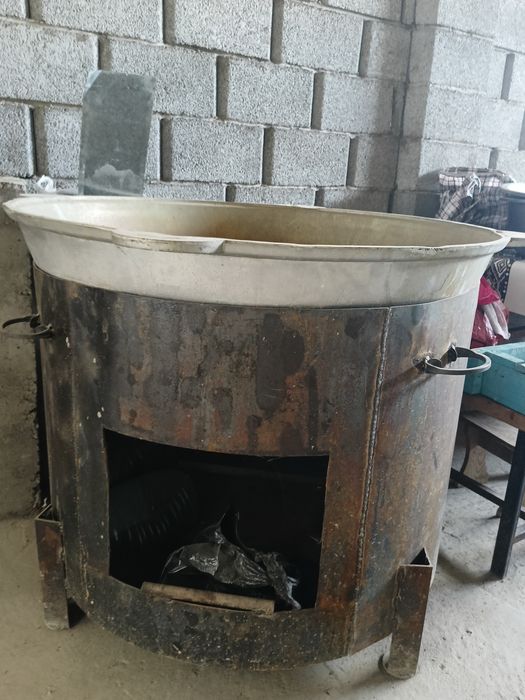 Қазан ошағымен 250л