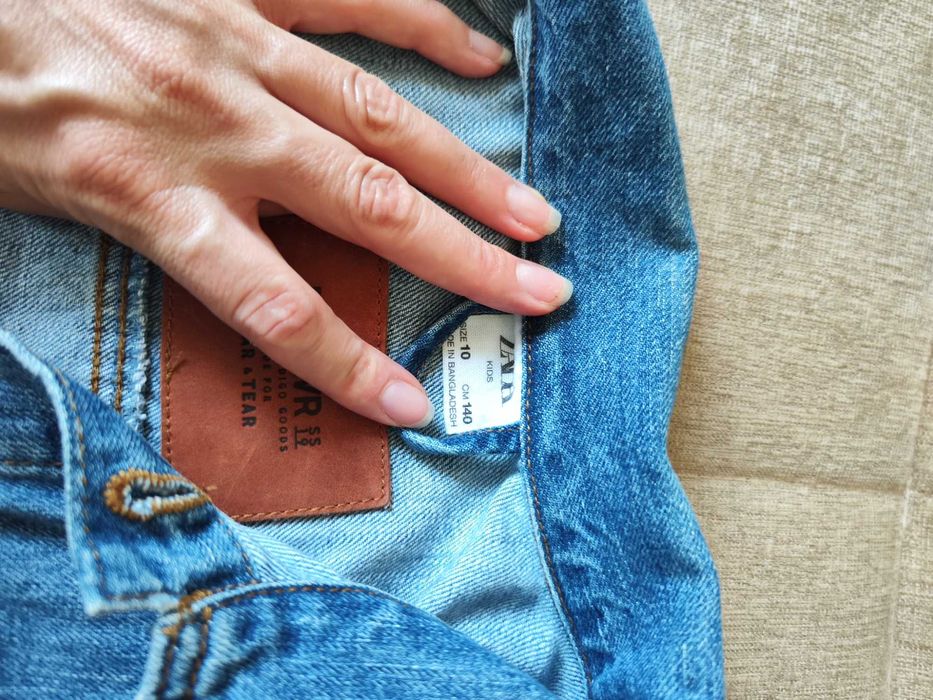 Детско дънкено яке размер 140