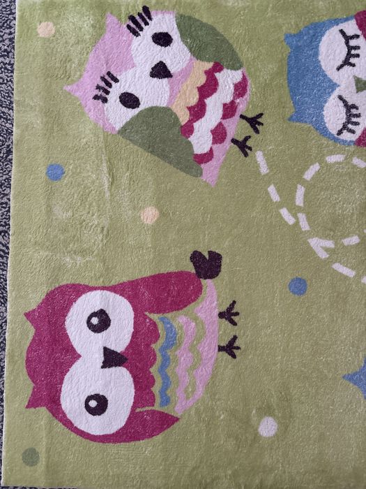 Covor camera copii bufnite multicolore - pret fix