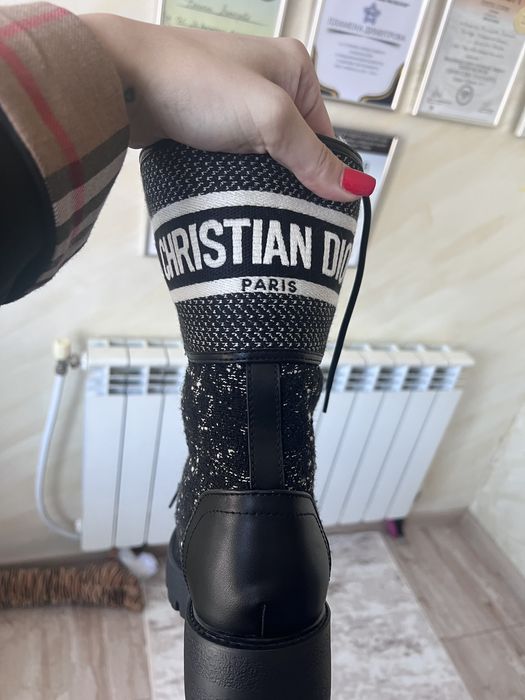 Ботуши с пух Dior