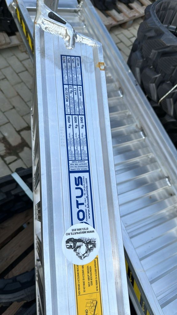 Rampe de aluminiu premium TUV