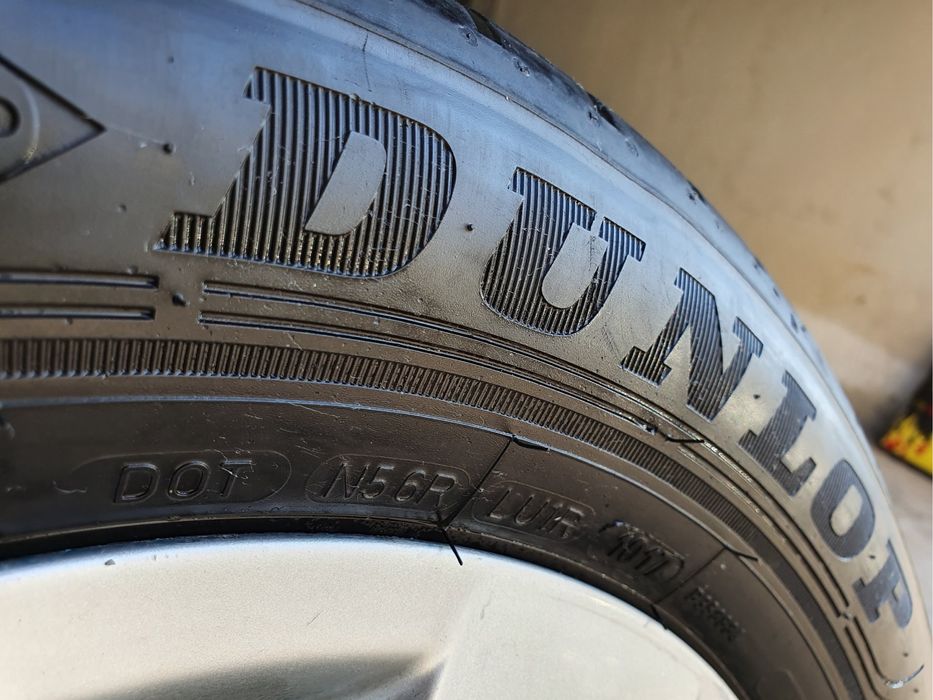 Jante originale BMW 225 55 R16 , cu anvelope Dunlop uzura minima