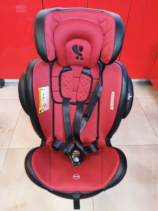 Столче за кола Lorelli Premium Aviator Isofix 0-36 кг. Червено&Черно