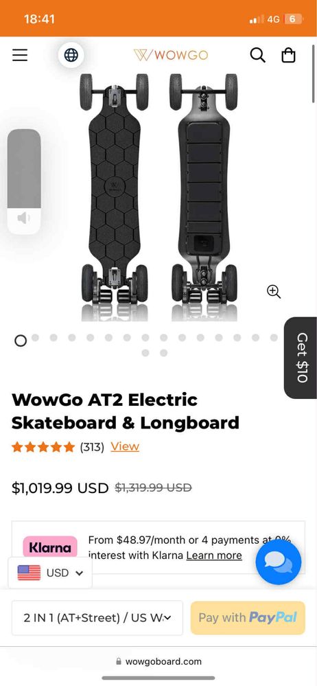 skateboard WowGO
